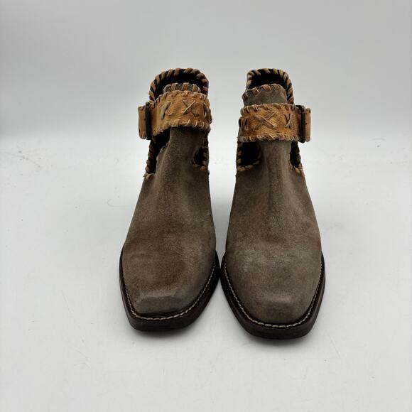 Jeffrey Campbell Walk The Line Ankle Boots Women's 36/6 Free People Indie Boho - Picture 2 of 12